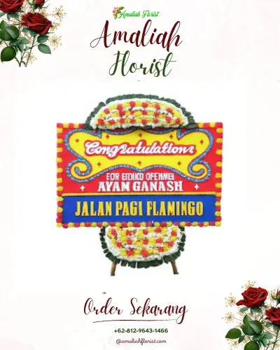 Bunga Papan Congratulation di Binturu